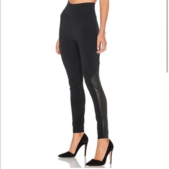 Spanx Perforated Black Leggings size XL - Picture 1 of 6